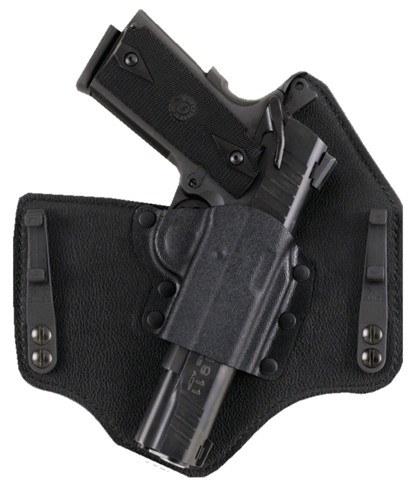 Galco KT600B KingTuk Deluxe IWB Black Kydex/Leather UniClip Fits Glock 42 Right Hand