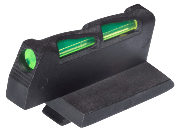 HiViz GPLW01 Ruger GP100 LiteWave Front Sight  Black | Green Interchangeable Fiber Optic