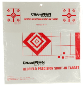 Champion Traps & Targets VisiColor Target 8" Bullseye 10 Pack 45824 