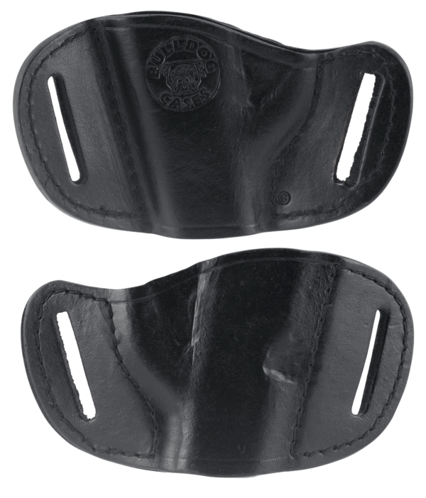 Bulldog MLTL Molded  OWB Tan Leather Belt Slide Fits Glock Fits Ruger P85 Fits S&W M&P 40 Right Hand