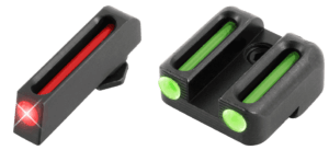 TruGlo TG131G3 Fiber-Optic Black | Red Fiber Optic Front Sight Green Fiber Optic Rear Sight