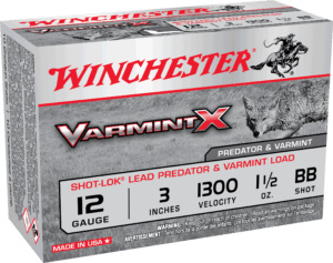 Winchester Ammo X124 Super X Game Load High Brass 12 Gauge 2.75″ 1 1/4 oz 1330 fps 4 Shot 25rd Box