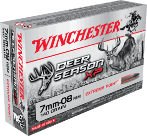 Winchester Ammo X708DS Deer Season XP Hunting 7mm-08 Rem 140 gr Extreme Point 20rd Box