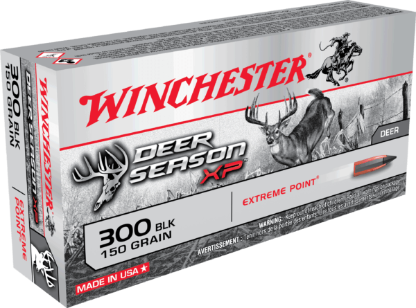 Winchester Ammo X300BLKDS Deer Season XP 300 Blackout 150 gr Extreme Point 20rd Box
