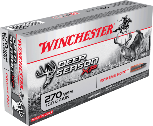Winchester Ammo X270SDS Deer Season XP 270 WSM 130 gr Extreme Point 20rd Box