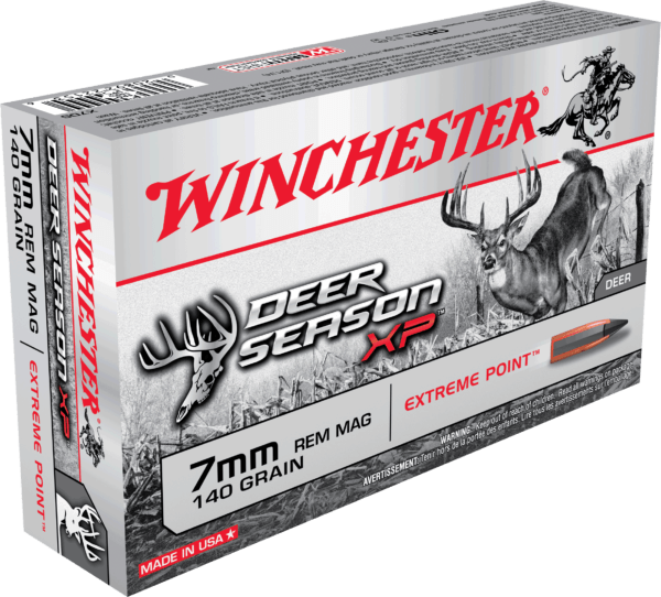 Winchester Ammo X7DS Deer Season XP Hunting 7mm Rem Mag 140 gr Extreme Point 20rd Box