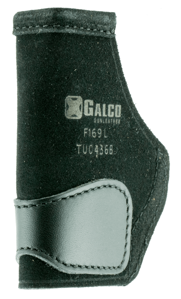 Galco TUC286B Tuck-N-Go 2.0 IWB Black Leather UniClip/Stealth Clip Fits Taurus G2C/26 Gen3-5/27 Gen3-5 Ambidextrous