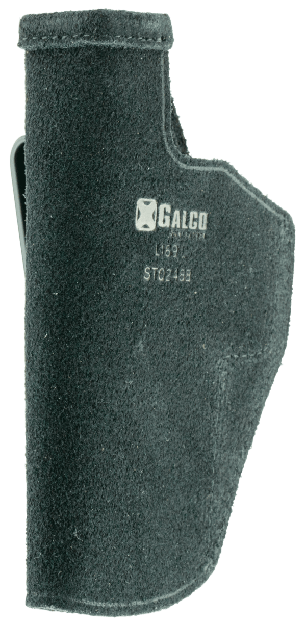 Galco STO226B Stow-N-Go IWB Black Leather Belt Clip Fits Glock 19 Gen1-5/19X/23 Gen2-5 Right Hand