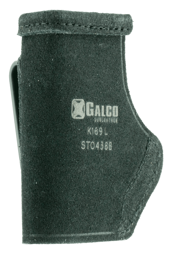 Galco STO436B Stow-N-Go IWB Black Leather Belt Clip Fits Ruger LCP/Diamondback DB Right Hand