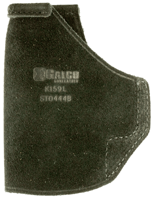 Galco STO472B Stow-N-Go  IWB Black Leather Belt Clip Fits S&W M&P/S&W M&P 2.0 Compact Right Hand
