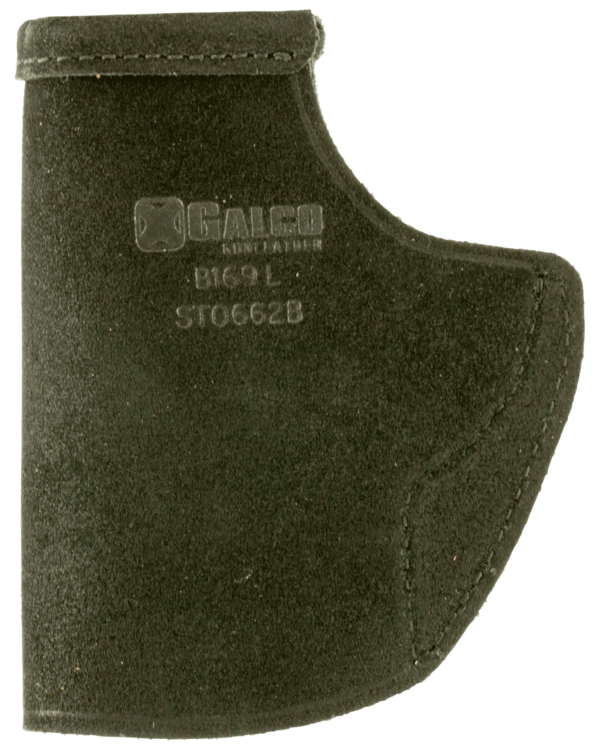 Galco STO658B Stow-N-Go IWB Black Leather Belt Clip Fits S&W M&P Shield w/Crimson Trace Laser Right Hand