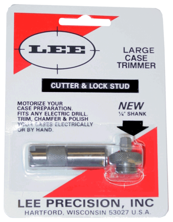 Lee 90401 Cutter & Lock Stud Case Trimmer 2 Piece 480 Ruger Large