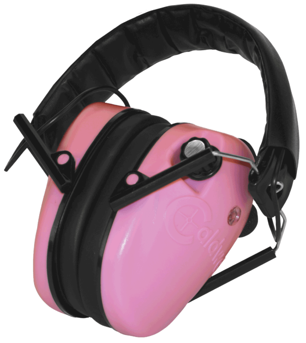 Caldwell 487111 E-Max Low-Profile Muff 23 dB Over the Head Pink/Black Adult