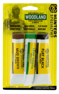 Hunters Specialties 00268 Woodland Camo Kit Tubed Creme Makeup