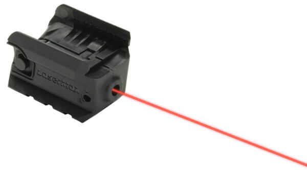 LaserMax LMSRMSR Rail Mount Laser 5mW Red Laser with 650nM Wavelength & Black Finish for Ruger SR Series