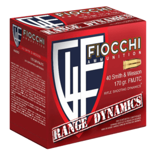 Fiocchi 40ARD Range Dynamics  40 S&W 170 gr Full Metal Jacket Truncated Cone 200rd Box *Range Pack