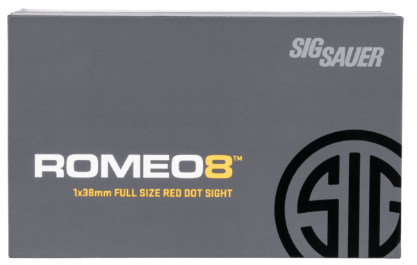 Sig Sauer Electro-Optics SOR81003 Romeo8T  Flat Dark Earth 1x38mm 2 MOA Red Ballistic Circle Dot Multi Reticle
