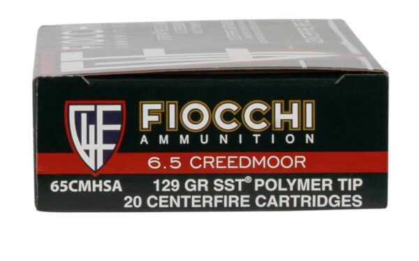 Fiocchi 65CMHSA Hyperformance Hunting 6.5 Creedmoor 129 gr Super Shock Tip (SST) 20rd Box