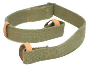 Crickett KSA803 Dog Collar Green Canvas w/Leather Trim Adjustable Design For Mini Mosin Rifle