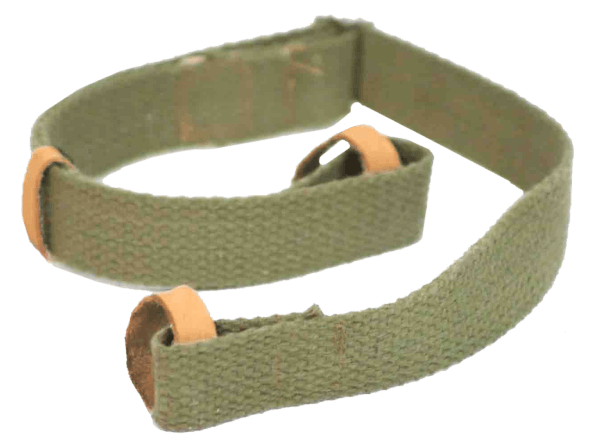 Crickett KSA803 Dog Collar Green Canvas w/Leather Trim Adjustable Design For Mini Mosin Rifle