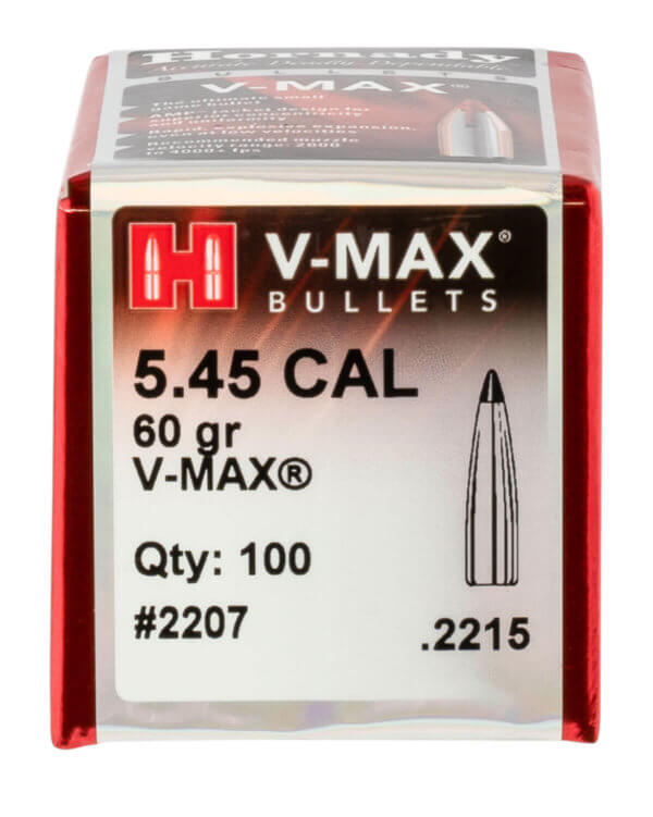 Hornady V-Max 5.45 Cal 60 gr 100