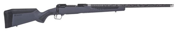 Savage Arms 57577 110 UltraLite 308 Win 4+1 22 Carbon Fiber Wrapped Barrel  Black Melonite Rec  Gray AccuStock with AccuFit”