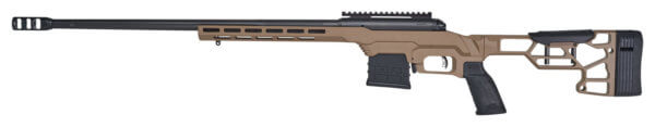 Savage Arms 57564 110 Precision 6.5 Creedmoor 10+1 24″ Matte Black Rec/Barrel Flat Dark Earth Cerakote MDT LSS XL Chassis Polymer Grip