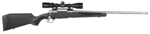 Savage Arms 57595 110 Apex Hunter XP 6.5 PRC 2+1 24″ Matte Black Metal Synthetic Stock Vortex Crossfire II 3-9x40mm Scope