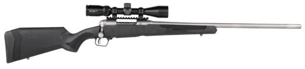 Savage Arms 57596 110 Apex Storm XP 6.5 PRC 2+1 24″ Matte Stainless Metal Synthetic Stock Vortex Crossfire II 3-9x40mm Scope