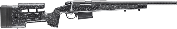 Bergara Rifles B14R002 B-14 Trainer 22 LR 10+1 18 Carbon Fiber Threaded Barrel  Matte Blued  Gray Speckled Black Stock”