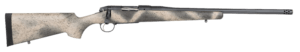 Bergara Rifles BPR33308 Premier Highlander 308 Win 4+1 20 Sniper Gray Cerakote Fluted Barrel  Sniper Gray Cerakote Stainless Steel Receiver  Woodland Camo Grayboe Stock  Right Hand”