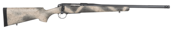 Bergara Rifles BPR33308 Premier Highlander 308 Win 4+1 20 Sniper Gray Cerakote Fluted Barrel  Sniper Gray Cerakote Stainless Steel Receiver  Woodland Camo Grayboe Stock  Right Hand”