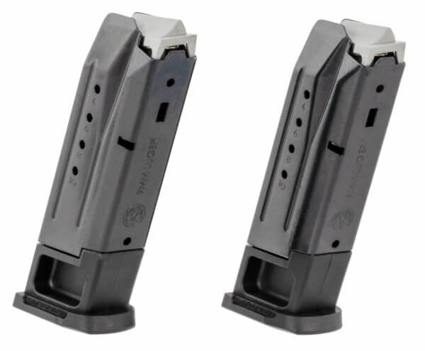 Ruger 90685 Security-9 Value Pack 10rd Magazine Fits Ruger Security-9 9mm Luger Black Oxide 2 Pack