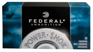 Federal 222A Power-Shok 222 Rem 50 gr Jacketed Soft Point (JSP) 20rd Box