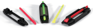 AmeriGlo GL113 Classic Tritium Sight Set for Glock Black | Green Tritium with White Outline Front and Rear