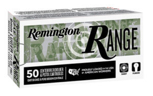 Remington Ammunition 28564 Range Target 9mm Luger 115 gr Full Metal Jacket (FMJ) 50rd Box