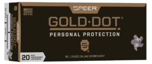 Speer 24461 Gold Dot Personal Protection 223 Rem 62 gr 3000 fps Soft Point (SP) 20rd Box