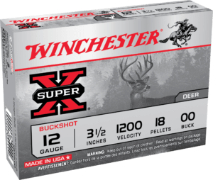 Winchester Ammo XB12300VP Super X 12 Gauge 3″ 15 Pellets 1210 fps 00 Buck Shot 15rd Box (Value Pack)
