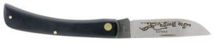 Case 00092 Sod Buster 3.70″ Folding Skinner Plain Etched As-Ground Tru-Sharp SS Blade/Smooth Black Synthetic Handle