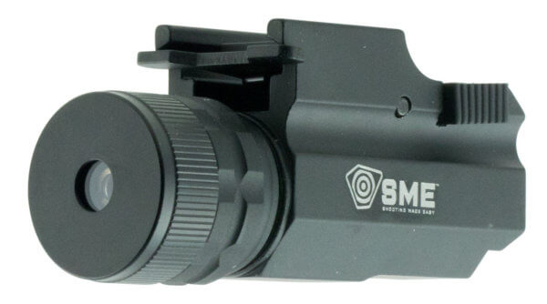 SME SMEGLP Tactical Handgun Laser 5mW Green Laser with 532 Wavelength & Black Finish for Picatinny or Weaver Equipped Handgun