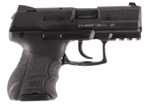 HK 81000084 P30SK Subcompact V1 Light LEM 9mm Luger 3.27″ 10+1 (2) Black Black Steel Slide Black Interchangeable Backstrap Grip