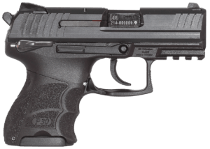 HK 81000089 P30SK Subcompact V3 9mm Luger 3.27″ 10+1 (3) Black Black Steel Slide Black Interchangeable Backstrap Grip Night Sights Ambi Safety/Decocker