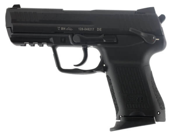 HK 81000018 HK45 Compact V1 *MA Compliant 45 ACP 3.94″ 8+1 (2) Black Black Steel Slide Black Interchangeable Backstrap Grip