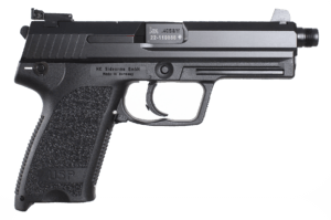 HK 81000352 USP Tactical V1 45 ACP 5.09″ 10+1 (2) Black Black Steel Slide Black Polymer Grip
