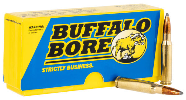 Buffalo Bore Ammunition 39C20 Premium Strictly Business 308 Win 180 gr Spitzer Supercharged 20rd Box