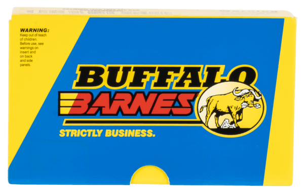 Buffalo Bore Ammunition 54C20 Buffalo-Barnes Strictly Business 375 H&H Mag 270 gr Barnes TSX Lead Free 20rd Box