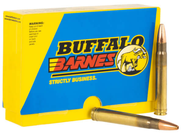 Buffalo Bore Ammunition 54D20 Buffalo-Barnes Strictly Business 375 H&H Mag 235 gr Barnes TSX Lead Free 20rd Box