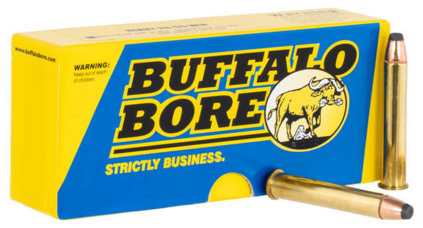 Buffalo Bore Ammunition 11C/20 Heavy 38-55 Win 255 gr Semi Jacketed Flat Point (SJFP) 20rd Box