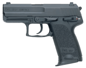 HK 81000311 USP V7 9mm Luger 15+1 4.25″ Black Polygonal Rifled Barrel Serrated Slide & Black Polymer Frame w/ Black Polymer Grips Ambidextrous