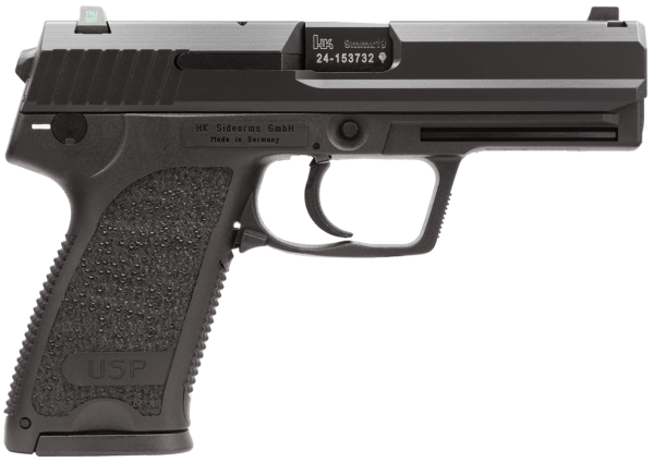 HK 81000312 USP V7 LEM 9mm Luger 4.25″ 15+1 (3) Black Black Steel Slide Black Polymer Grip Night Sights No Manual